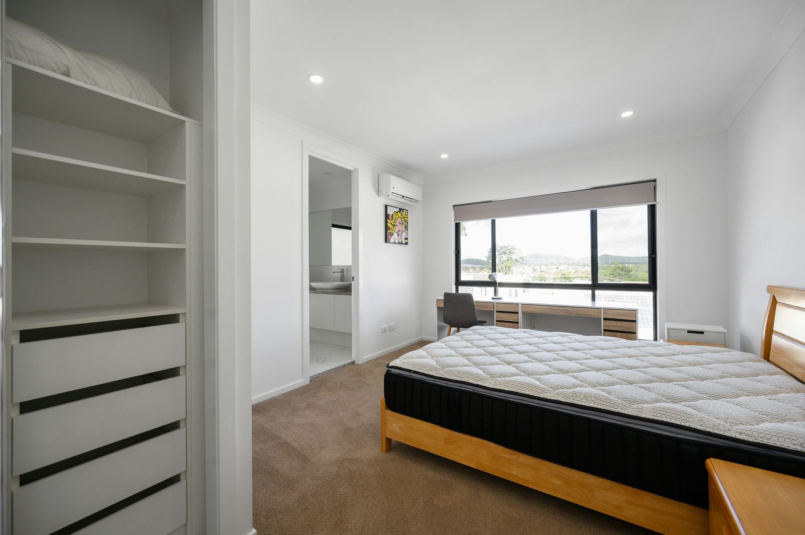 Comfortable modern bedding texture